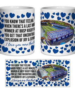 Kilmarnock Fan Mug I Love you More Than That Love Hearts Mug Cup Valentines Day