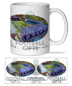 Kilmarnock Around The Grounds BBSP Rugby Park Stadium Water Colour Mug Cup