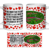 Salford City Fan Mug I Love you More Than That Love Hearts Mug Cup Valentines Day