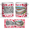 Southampton Fan Mug I Love you More Than That Love Hearts Mug Cup Valentines Day