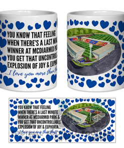 St Johnstone Fan Mug I Love you More Than That Love Hearts Mug Cup Valentines Day