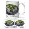 St Johnstone Around The Grounds McDiarmid Park Stadium Water Colour Mug Cup
