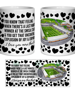 St Mirren Fan Mug I Love you More Than That Love Hearts Mug Cup Valentines Day