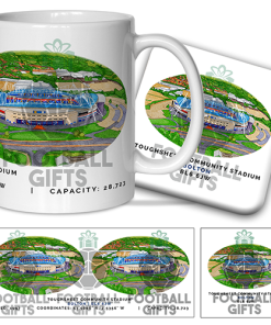 Bolton Wanderers Around The Grounds Toughsheet Community Stadium Water Colour Mug & Coaster Set