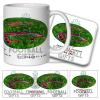 Salford City Around The Grounds Peninsula Stadium Water Colour Mug & Coaster Set