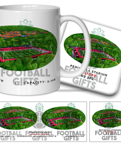 Salford City Around The Grounds Peninsula Stadium Water Colour Mug & Coaster Set