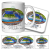 Tranmere Rovers Around The Grounds Prenton Park Water Colour Mug & Coaster Set