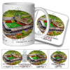 Watford Around The Grounds Vicarage Road Stadium Water Colour Mug & Coaster Set