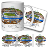 Wimbledon Around The Grounds Plough Lane Water Colour Mug & Coaster Set