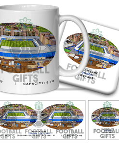 Wimbledon Around The Grounds Plough Lane Water Colour Mug & Coaster Set