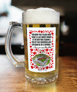 Rotherham Utd Beer Glass I Love you More Than That Love Hearts Beer Glass