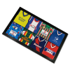 Carlisle Utd Classic Shirts Retro Home & Away Shirts Kit Montage Bar Runner