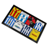 Colchester Utd Classic Shirts Retro Home & Away Shirts Kit Montage Bar Runner