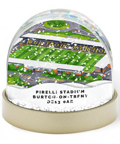 Burton Albion Around The Grounds Pirelli Stadium Water Colour Snow Globe