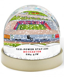 Doncaster Rovers Around The Grounds Eco-Power Stadium Water Colour Snow Globe