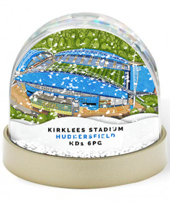 Huddersfield Around The Grounds Kirklees Stadium Water Colour Snow Globe