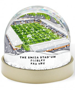 St Mirren Around The Grounds The SMISA Stadium Water Colour Snow Globe