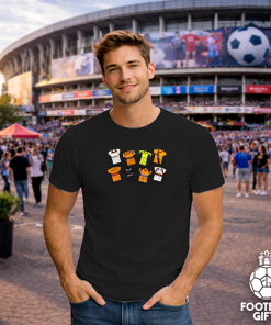 Alternative view of Motherwell Retro Kits Black T-Shirt Classic Kits