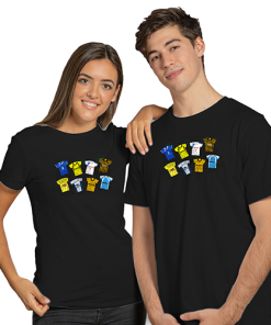 Burton Albion Retro Kits Black T-Shirt Classic Kits - Image 4