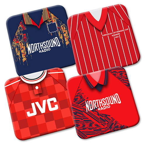 Aberdeen Retro Kit Coasters 4 Pack