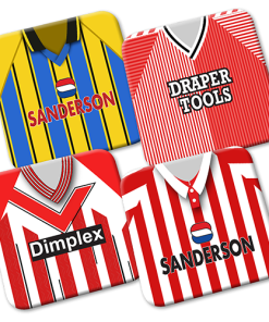 Southampton Retro Kit Coasters 4 Pack