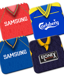 Wimbledon Retro Kit Coasters 4 Pack