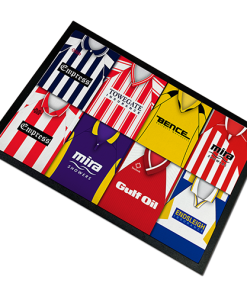 Cheltenham Town Retro Kits Montage Door Floor Mat