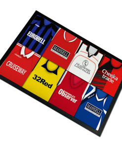 Crawley Town Retro Kits Montage Door Floor Mat