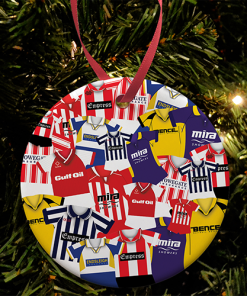 Cheltenham Town Retro Mash Christmas Tree Decoration Classic Kits