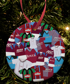 Aston Villa Retro Mash Christmas Tree Decoration Classic Kits