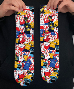 Stevenage Retro Shirt Classic Kit Mash Socks