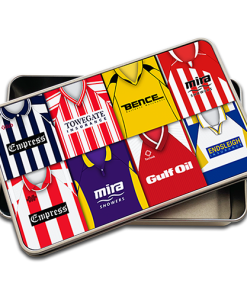 Cheltenham Town Retro Kit Montage Pencil Tin Case