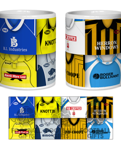 Burton Albion Retro Shirt Montage Mug