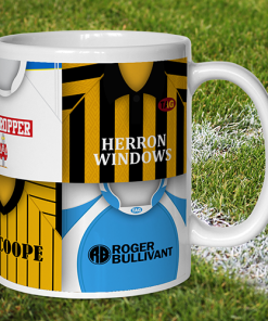 Alternative view of Burton Albion Retro Shirt Montage Mug