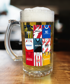 Stevenage Retro Shirt Montage Beer Glass Classic Kits