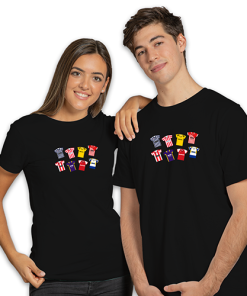 Alternative view of Cheltenham Town Retro Kits Black T-Shirt Classic Kits