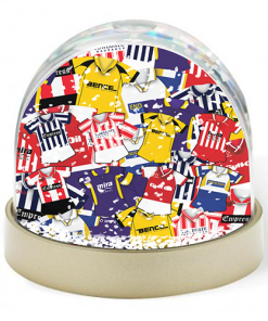 Cheltenham Town Retro Kit Mash Snow Globe