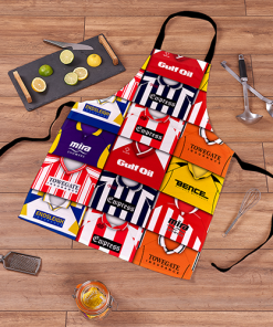 Alternative view of Cheltenham Town Retro Shirts Montage Apron Classic Kits