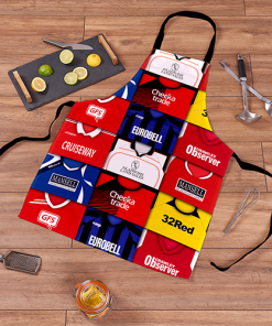 Alternative view of Crawley Town Retro Shirts Montage Apron Classic Kits