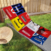 Crawley Town Classic Kits Montage Retro Shirt Beach Towel