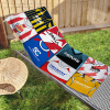 Stevenage Classic Kits Montage Retro Shirt Beach Towel