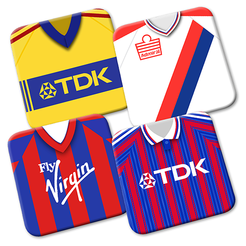 Crystal Palace Retro Kit Coasters 4 Pack