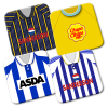 Sheffield Wednesday Retro Kit Coasters 4 Pack