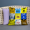 Burton Albion Retro Kit Montage Jumbo Football Cushion Classic Kits