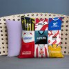 Stevenage Retro Kit Montage Jumbo Football Cushion Classic Kits