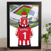Brentford Father & Son At The Match Personalised Stadium Framed Print