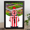 Cheltenham Town Father & Son At The Match Personalised Stadium Framed Print