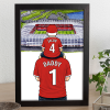 Middlesbrough Father & Son At The Match Personalised Stadium Framed Print