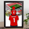 Nottingham Forest Father & Son At The Match Personalised Stadium Framed Print