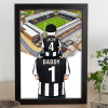 Notts County Father & Son At The Match Personalised Stadium Framed Print